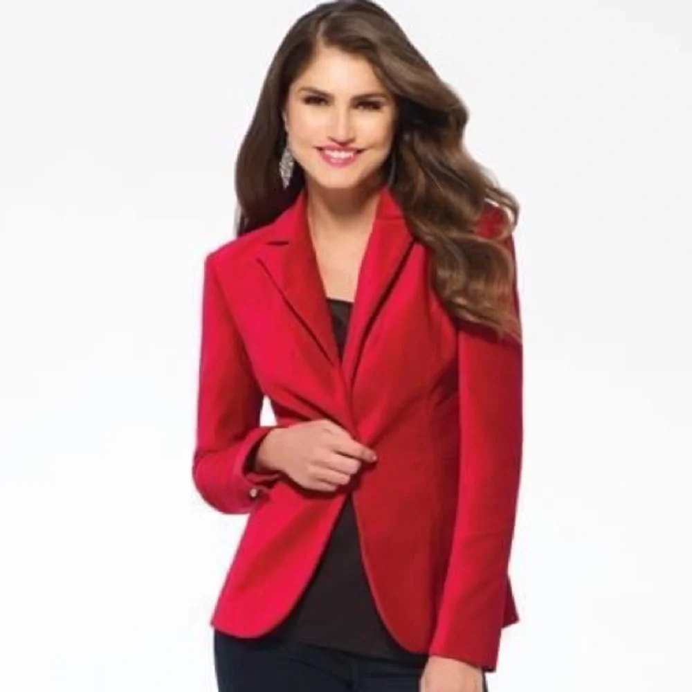 Cache Red Blazer - Picture 4 of 16